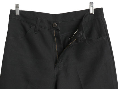 ラングラー ランチャー パンツ メンズ 32 30 / スラックス ブーツカット フレア ドレス ジーンズ ノータック ボトムス シワになりにくい 黒