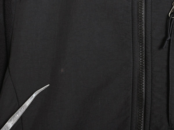 ノースフェイス フード付き デナリ ジャケット レディース S / アウトドア フリース ナイロン パーカー ジャンパー フルジップ ブルゾン 黒