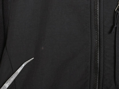 ノースフェイス フード付き デナリ ジャケット レディース S / アウトドア フリース ナイロン パーカー ジャンパー フルジップ ブルゾン 黒