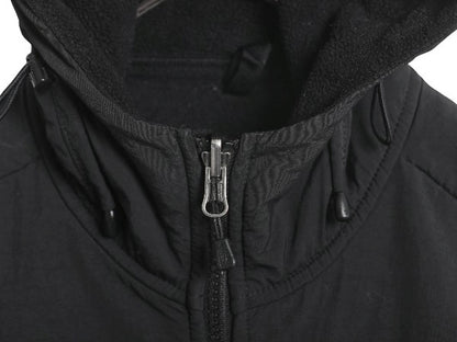 ノースフェイス フード付き デナリ ジャケット レディース S / アウトドア フリース ナイロン パーカー ジャンパー フルジップ ブルゾン 黒