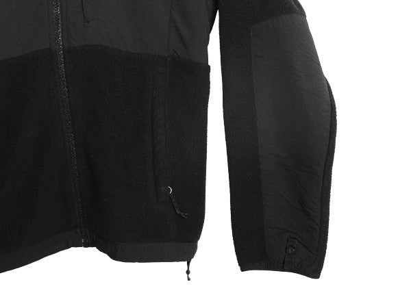 ノースフェイス フード付き デナリ ジャケット レディース S / アウトドア フリース ナイロン パーカー ジャンパー フルジップ ブルゾン 黒