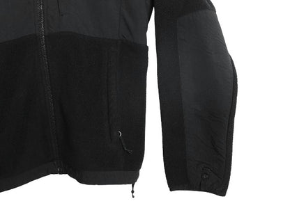 ノースフェイス フード付き デナリ ジャケット レディース S / アウトドア フリース ナイロン パーカー ジャンパー フルジップ ブルゾン 黒