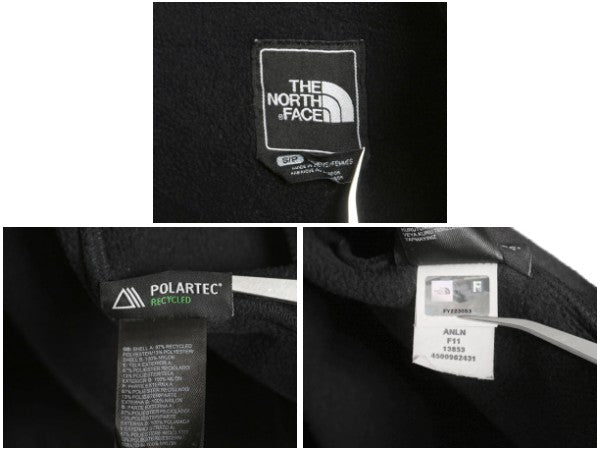 ノースフェイス フード付き デナリ ジャケット レディース S / アウトドア フリース ナイロン パーカー ジャンパー フルジップ ブルゾン 黒