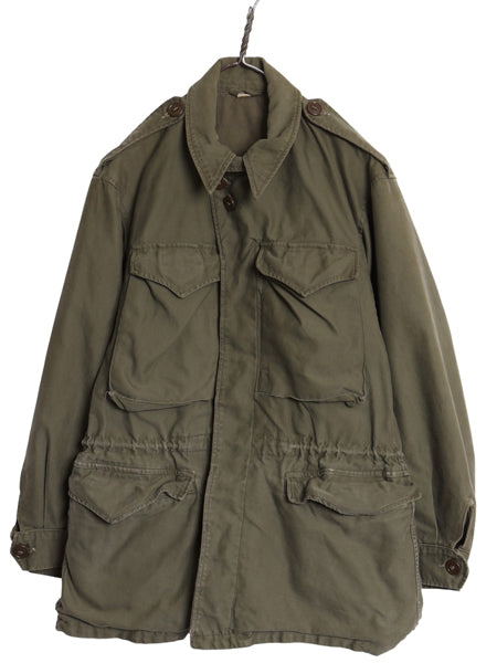 40s 米軍実物 US ARMY M-43 フィールド ジャケット 34R メンズ S 程 古着 ヴィンテージ ミリタリー 軍物 M43 ジャンパー ブルゾン オリーブ