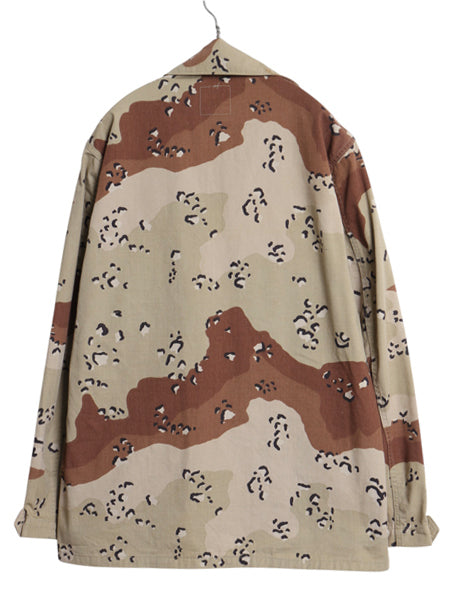 90s US ARMY 米軍実物 デザート カモ BDU ミリタリー ジャケット MEDIUM REGULAR / オールド 90年製 ミリタリー チョコチップ 6C 迷彩 軍物