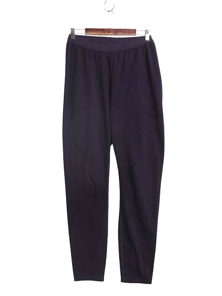 90s USA製 パタゴニア キャプリーン フリース パンツ メンズ レディース L 古着 オールド 96年製 アンダーウェア インナー アウトドア 紫