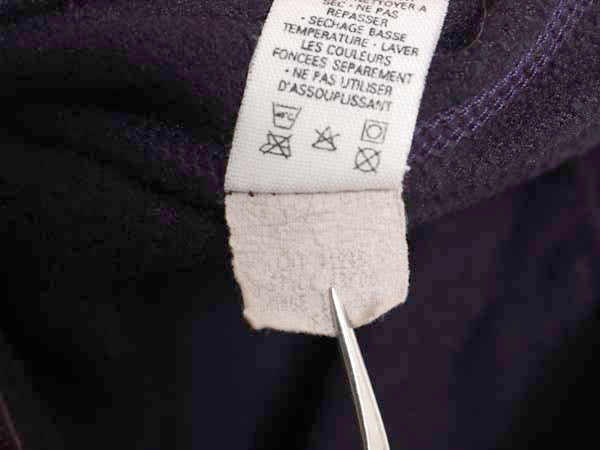 90s USA製 パタゴニア キャプリーン フリース パンツ メンズ レディース L 古着 オールド 96年製 アンダーウェア インナー アウトドア 紫