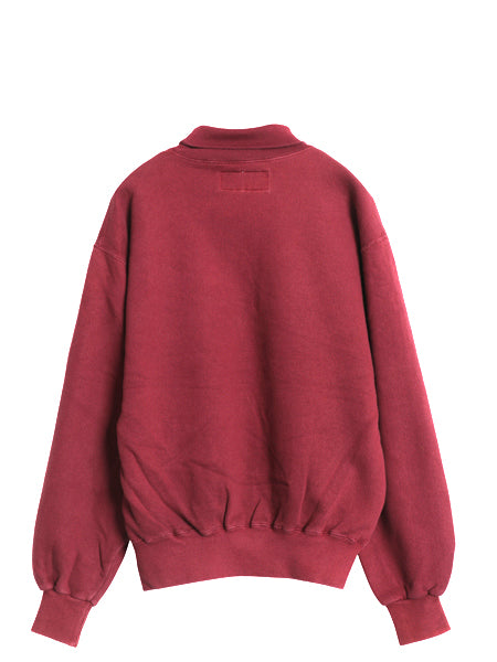 90s USA製 ラッセル 無地 タートルネック スウェット メンズ レディース М / 古着 オールド トレーナー 前V 裏起毛 ヘビーウェイト エンジ