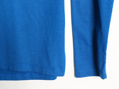 パタゴニア ポラライズド 長袖 Tシャツ メンズ M 13年製 古着 アウトドア ロンT ロングスリーブ ロゴ プリント トップス カットソー ブルー