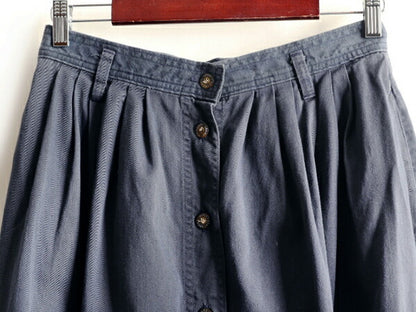 90s ドッカーズ リーバイス コットン チノ フレア スカート L 程 90年代 オールド LEVIS DOCKERS フロント ボタン ミモレ丈 ロングスカート
