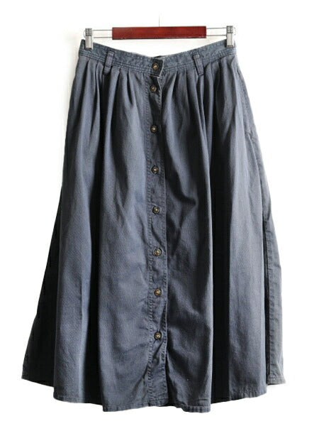 90s ドッカーズ リーバイス コットン チノ フレア スカート L 程 90年代 オールド LEVIS DOCKERS フロント ボタン ミモレ丈 ロングスカート