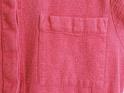 80s エルエルビーン 半袖 シャツ ワンピース レディース M 程 80年代 ヴィンテージ LLBEAN コットン ロング ワンピ マキシ丈 フレア 襟付き