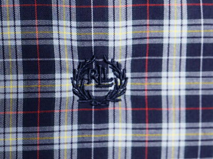 LAUREN ラルフローレン チェック 長袖 シャツ 18 ボーイズ XL メンズ XS 古着 ポロ 長袖シャツ ロゴ刺繍 マルチカラー カジュアル Yシャツ
