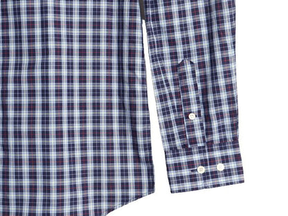 LAUREN ラルフローレン チェック 長袖 シャツ 18 ボーイズ XL メンズ XS 古着 ポロ 長袖シャツ ロゴ刺繍 マルチカラー カジュアル Yシャツ