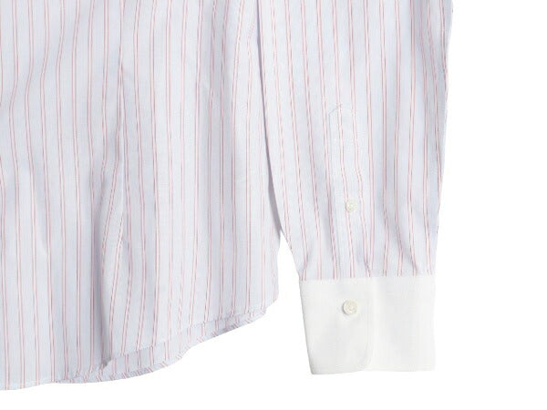 ブルックスブラザーズ ストライプ 長袖 クレリック シャツ レディース M 程 / Brooks Brothers ノーアイロン ストレッチ ワイシャツ ドレス