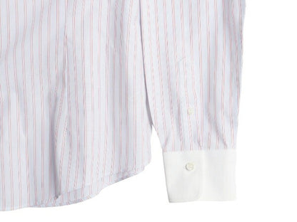 ブルックスブラザーズ ストライプ 長袖 クレリック シャツ レディース M 程 / Brooks Brothers ノーアイロン ストレッチ ワイシャツ ドレス
