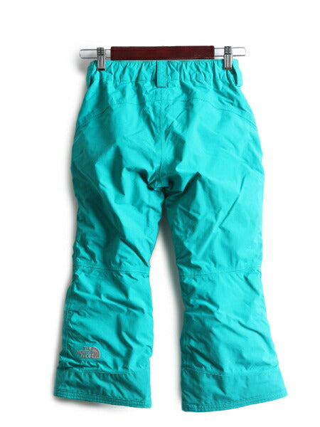 キッズ 120cm 程 ノースフェイス HYVENT 中綿 ライナー付き ナイロン パンツ S 7-8 古着 The North Face アウトドア スキーパンツ スノボ
