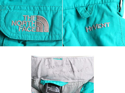キッズ 120cm 程 ノースフェイス HYVENT 中綿 ライナー付き ナイロン パンツ S 7-8 古着 The North Face アウトドア スキーパンツ スノボ