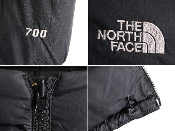 ノースフェイス ヌプシ ダウン ジャケット メンズ M The North face アウトドア NUPTSE 700フィル ナイロン ハイネック ブルゾン 防寒  黒