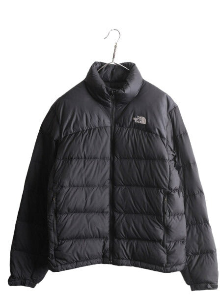 ノースフェイス ヌプシ ダウン ジャケット メンズ M The North face アウトドア NUPTSE 700フィル ナイロン ハイネック ブルゾン 防寒  黒