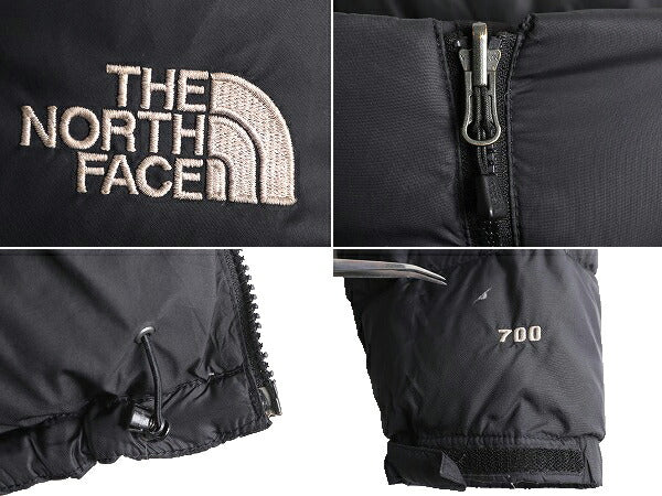 ノースフェイス ヌプシ ダウン ジャケット メンズ L / The North face アウトドア NUPTSE ナイロン 700フィル ハイネック ブルゾン 防寒 黒