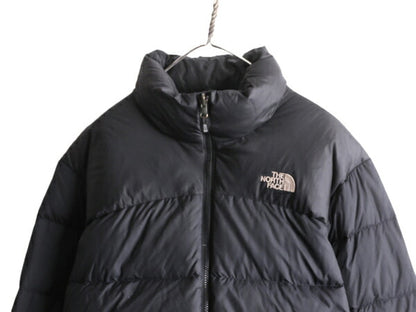 ノースフェイス ヌプシ ダウン ジャケット メンズ L / The North face アウトドア NUPTSE ナイロン 700フィル ハイネック ブルゾン 防寒 黒