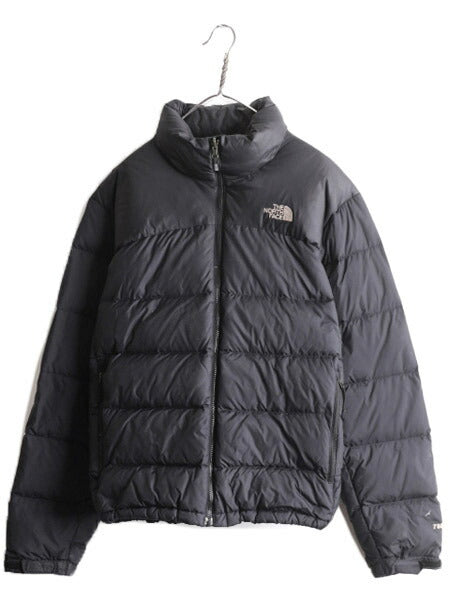 ノースフェイス ヌプシ ダウン ジャケット メンズ L / The North face アウトドア NUPTSE ナイロン 700フィル ハイネック ブルゾン 防寒 黒