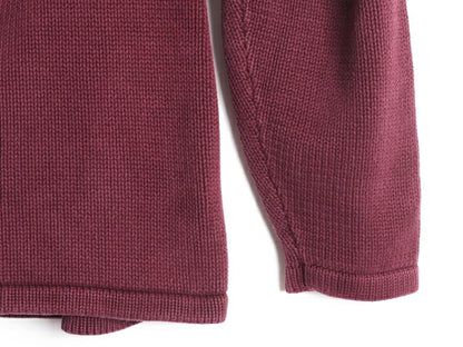 00s J CREW ロールネック コットン ニット セーター メンズ XL / 古着 00年代 オールド 無地 ハイネック ジェイクルー 厚手 大きいサイズ