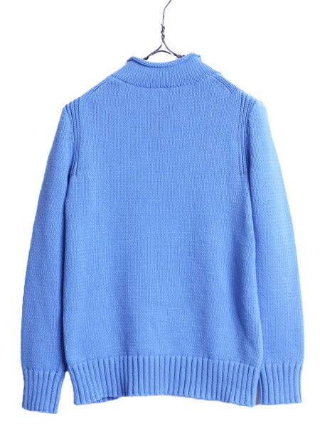 J CREW ALWAYS ロールネック コットン ニット セーター レディース XS 古着 巨人タグ 無地 ハイネック ジェイクルー