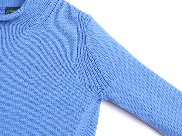 J CREW ALWAYS ロールネック コットン ニット セーター レディース XS 古着 巨人タグ 無地 ハイネック ジェイクルー