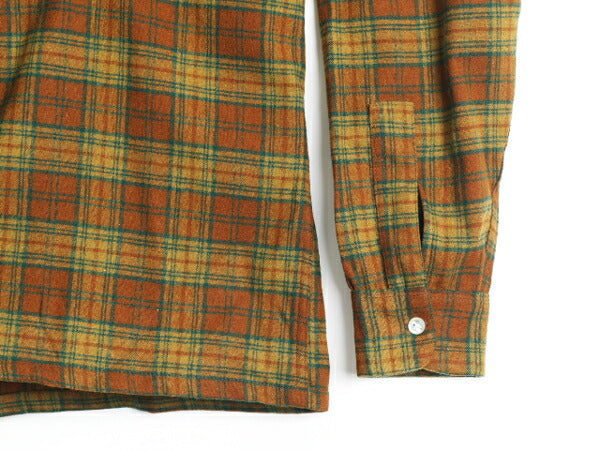 70s ウールリッチ チェック ウール シャツ メンズ M / 古着 70年代 ヴィンテージ Woolrich 白タグ ポケット付き マルチカラー 長袖シャツ