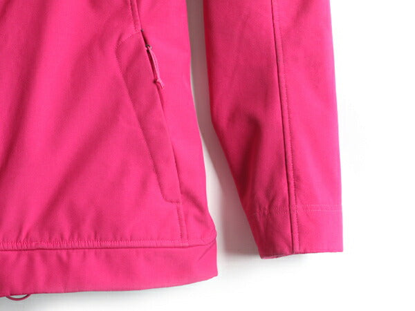 US企画 ノースフェイス APEX ソフトシェル ジャケット レディース XL 古着 The North Face 裏 毛長 フリース ブルゾン 大きいサイズ ピンク