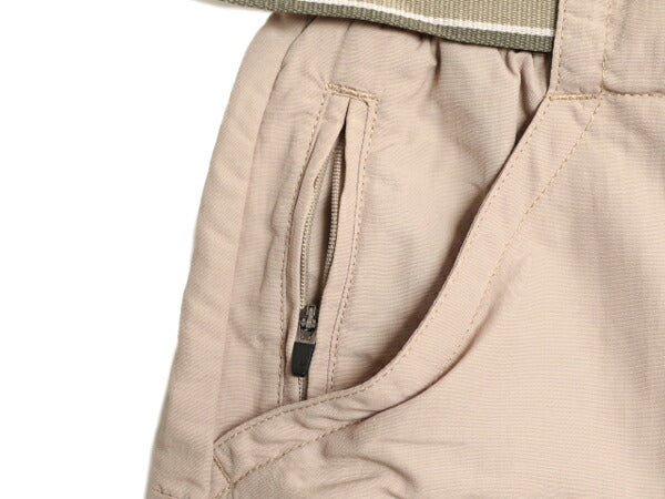 エルエルビーン ナイロン カーゴ ショーツ メンズ S 古着 LLBEAN アウトドア 短パン ショート パンツ ベージュ ベルト付き ブッシュ ガイド