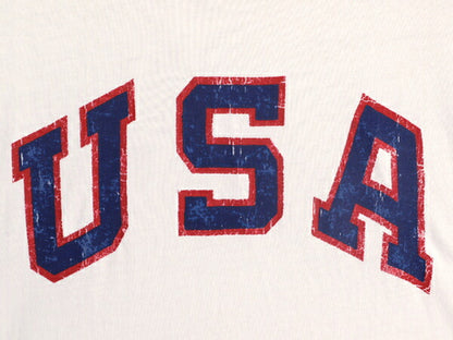 2016 オリンピック アメリカ 代表モデル ポロ ラルフローレン コットン Tシャツ ワンピース レディース M / USA 限定モデル 半袖 ワンピ 白