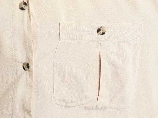 90s オービス 100% シルク 長袖 シャツ レディース L / 古着 旧タグ 90年代 オールド ORVIS アウトドア 無地 ブラウス 高級 薄手 トップス