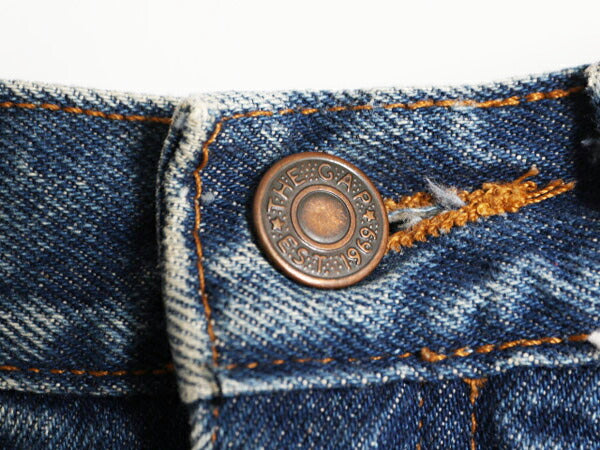 80s USA製 OLD GAP デニム タイト スカート レディース S 程 古着 80年代 ヴィンテージ ギャップ ひざ丈 ミディ丈 Aライン スリット入り