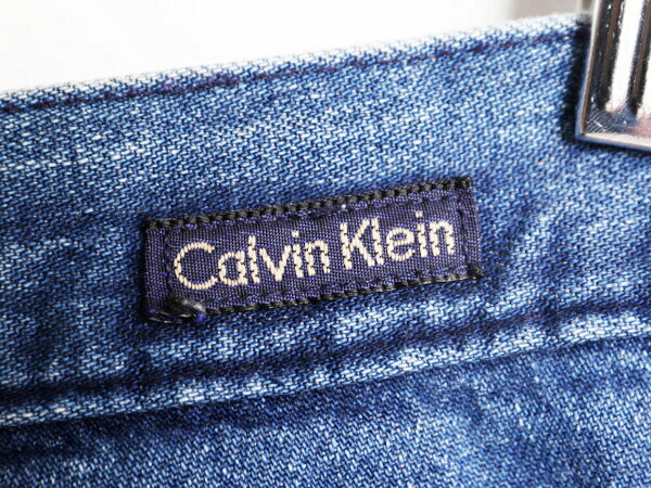 90s カルバンクライン デニム ショートパンツ レディース XS 程 / 90年代 オールド CALVIN KLEIN コットン ショーツ ハーフパンツ 短パン