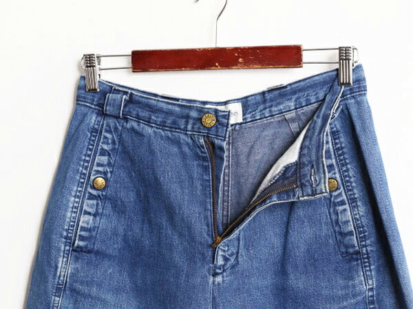90s カルバンクライン デニム ショートパンツ レディース XS 程 / 90年代 オールド CALVIN KLEIN コットン ショーツ ハーフパンツ 短パン