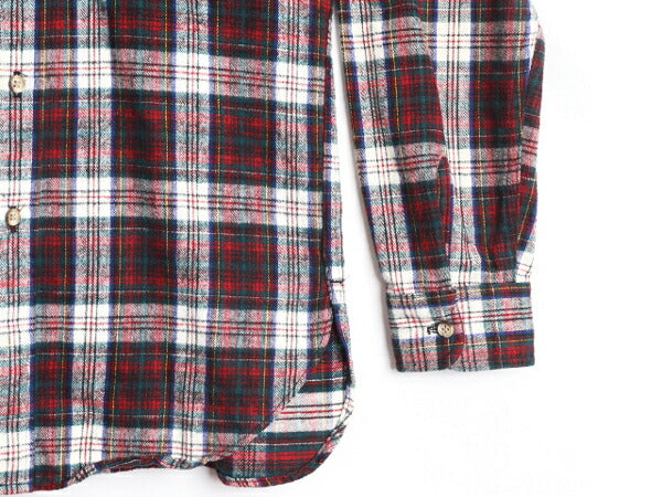 70s USA製 ウールリッチ チェック ヘビー フランネル シャツ メンズ M 程/ 70年代 ヴィンテージ Woolrich 白タグ ネルシャツ マルチカラー