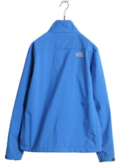 ノースフェイス ソフトシェル ジャケット メンズ M アウトドア The North face WIND STOPPER ジャンパー 裏 フリース ブルゾン ストレッチ