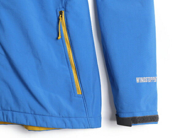 ノースフェイス ソフトシェル ジャケット メンズ M アウトドア The North face WIND STOPPER ジャンパー 裏 フリース ブルゾン ストレッチ