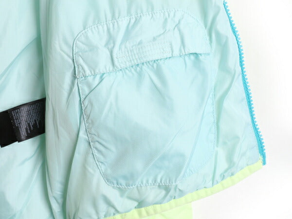 US企画 ノースフェイス 中綿 キルティング ナイロン ジャケット レディース M 古着 The North Face ジャンパー フルジップ アウトドア 黄緑