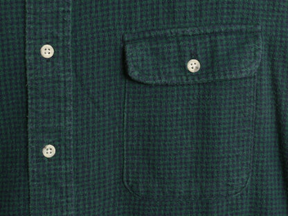 80s USA製 エルエルビーン チェック 長袖 フランネル シャツ メンズ L 80年代 LLBEAN ヴィテージ LLビーン コットン 長袖シャツ ネルシャツ