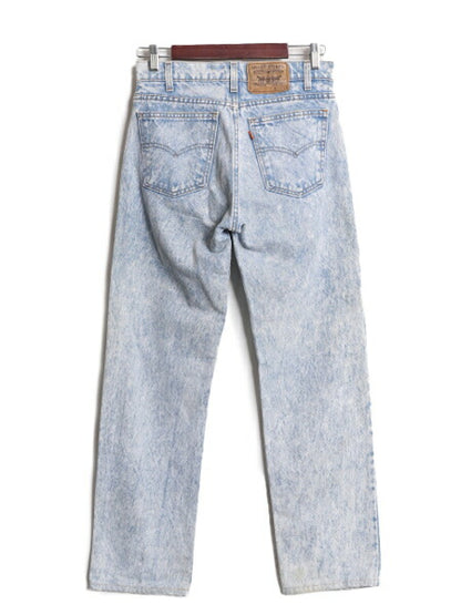 80s USA製 リーバイス 505 ケミカルウォッシュ デニム パンツ メンズ 30 32 古着 ヴィンテージ Levis ジーンズ ジーパン スリム ストレート