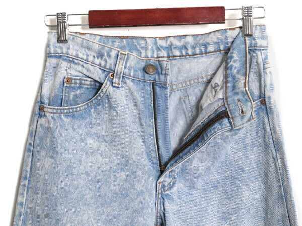 80s USA製 リーバイス 505 ケミカルウォッシュ デニム パンツ メンズ 30 32 古着 ヴィンテージ Levis ジーンズ ジーパン スリム ストレート