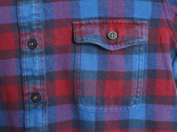 15年製 パタゴニア ロングスリーブ フィヨルド フランネル 長袖 シャツ レディース S 程 古着 Patagonia アウトドア ネルシャツ ヘビーネル