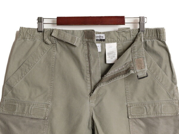 00s コロンビア PFG コットン フィッシング ショート パンツ メンズ L 00年代 オールド Columbia ショーツ 短パン ハーフパンツ アウトドア