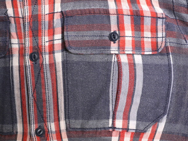 ノースフェイス チェック 長袖 ヘビー フランネル シャツ メンズ XL 古着 THE NORTH FACE アウトドア 長袖シャツ ネルシャツ 大きいサイズ