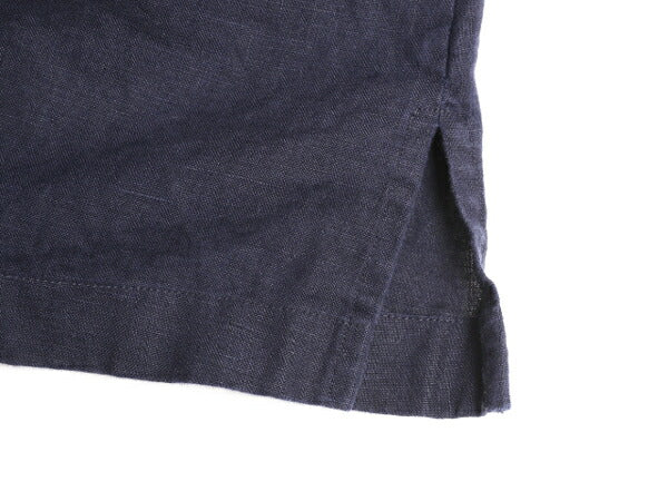 00s LAUREN ラルフローレン 7分袖 100% リネン シャツ レディース XL 00年代 オールド ポロ 長袖シャツ ロールアップ 袖 無地 大きいサイズ