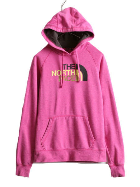ノースフェイス プリント スウェット フード パーカー レディース S The North Face プルオーバー 裏起毛 トレーナー アウトドア スエット